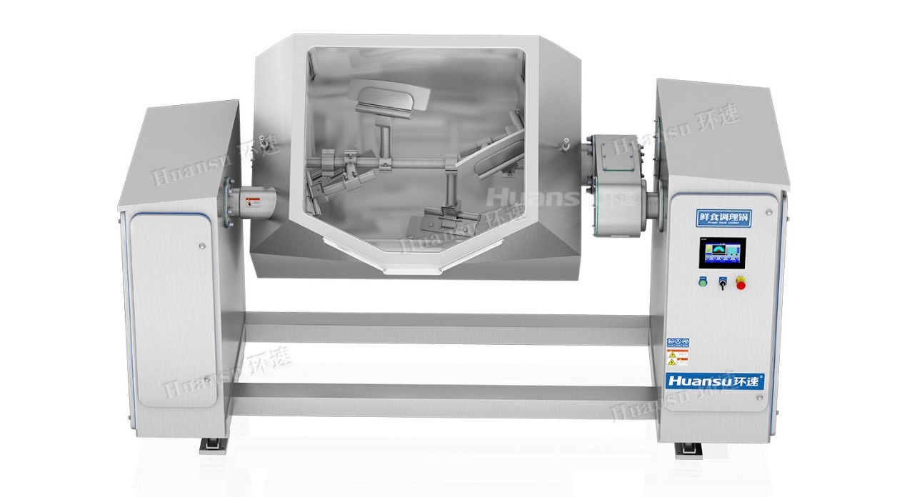 月餅餡料智能攪拌鍋，均勻攪拌，使用安全